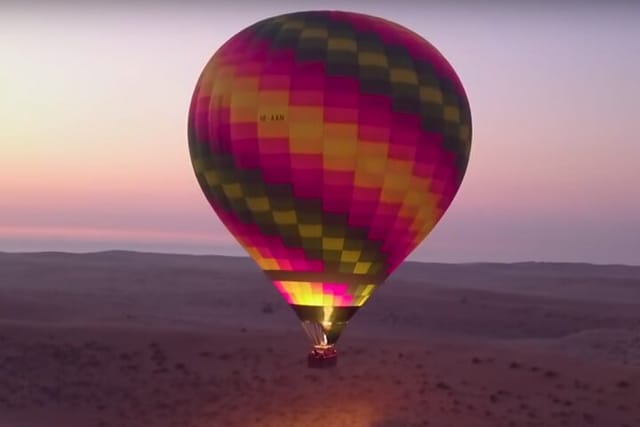 Beautiful Desert of Dubai By Hot Air Balloon - Photo 1 of 10